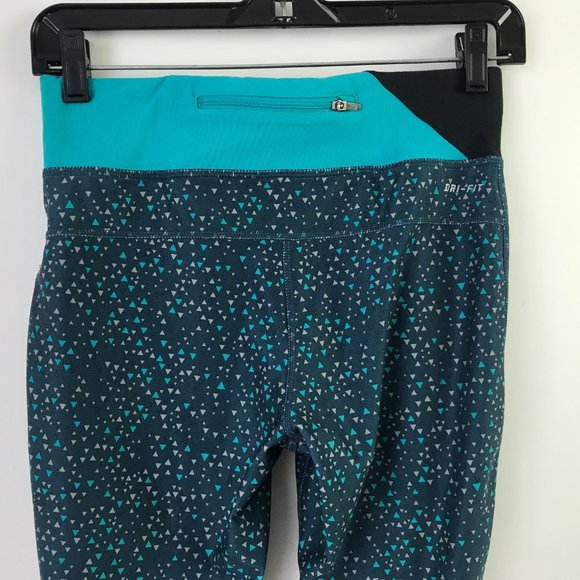 Nike Dri-Fit Crop Running Leggings #511 - Picture 4 of 8